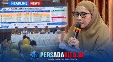 Kepala Badan Pendapatan Daerah (Bapenda) Konawe, Andi Tenri Lasendara paparkan capaian PAD Kabupaten Konawe per 31 Juli 2026 dengan total target Rp348,4 miliar dan realisasi Rp184 miliar atau 52,81%