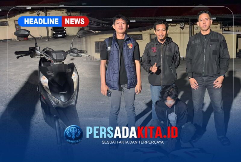 Tim URC Satreskrim Polres Konawe amankan pelaku dan barang bukti sepeda motor hasil curian 