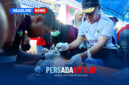 Kepala Dinas Kesehatan Kabupaten Konawe, Yones SE, MM, di kegiatan sunatan massal dan cek kesehatan gratis di area perkemahan Kecamatan Kapoiala, Sabtu (29/8/2026).