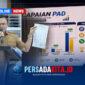Bupati Konawe, H. Yusran Akbar, S.T., sedang memberikan sambutan dan arahan dalam rapat evaluasi penerimaan PAD Semester 1 Tahun 2026. Tampak serius menyampaikan pentingnya data dan koordinasi untuk optimalisasi PAD.