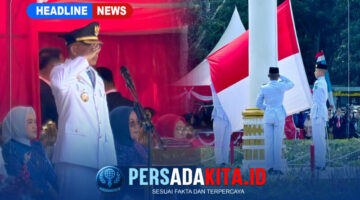 Suasana khidmat upacara Detik-Detik Proklamasi Kemerdekaan RI ke-81 di halaman Kantor Bupati Konawe, Senin (17/8/2026). Bupati Konawe H. Yusran Akbar, S.T. bertindak sebagai inspektur upacara didampingi jajaran Forkopimda.