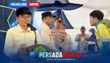 Bupati Konawe H. Yusran Akbar, S.T. (berdiri di podium) secara resmi membuka Job Fair Konawe 2026 di eks Arena MTQ/STQ, Unaaha, didampingi jajaran Forkopimda, Rabu (12/8/2026).