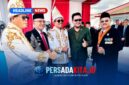 Menteri Kelautan dan Perikanan Sakti Wahyu Trenggono (tengah) didampingi pejabat KKP, Wakil Gubernur Sultra, Hugua, Bupati Konawe, H Syamsul Ibrahim, Anggota DPRD Konawe, H Ginal Sambari saat meninjau fasilitas di Kampung Nelayan Merah Putih (KNMP) Desa Sorue Jaya, Kabupaten Konawe, Sulawesi Tenggara, Senin (17/8/2026). Kawasan ini menjadi salah satu dari 100 titik KNMP tahap pertama yang telah rampung dibangun.