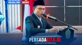 Bupati Konawe H. Yusran Akbar, S.T., menyampaikan sambutan dalam Rapat Paripurna Istimewa DPRD Konawe, Jumat (14/8/2026).