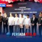 Bupati Konawe H. Yusran Akbar, S.T, bersama jajaran Forkopimda saat menghadiri penyerahan Remisi Umum di Rutan Kelas IIB Unaaha, Senin (17/8/2026).