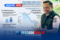 Bupati Konawe, H. Yusran Akbar, ST, saat menyampaikan pernyataan terkait capaian inflasi Kabupaten Konawe yang kembali menjadi yang terendah se-Sulawesi Tenggara di ruang kerjanya, Unaaha, Rabu (2/9/2026).