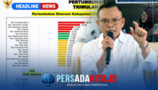 Bupati Konawe, H. Yusran Akbar, ST, mengapresiasi rilis hasil Rapat Koordinasi Pengendalian Inflasi Daerah yang menyebutkan Konawe mencatat pertumbuhan ekonomi 14,94% pada triwulan II 2026, menempatkannya di peringkat ke-4 nasional.