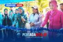 Ketua TP PKK Konawe, Hj Hania, didampingi istri Ketua DPRD Konawe, KKetua Bhayangkari Cabang Konawe, Isna Edi Raharjono, memotong pita tanda diresmikannya Rumah Dilan Bersahaja di Kelurahan Sendang Mulyasari, Kamis (17/9/2026).