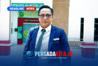 Advokat Andriansyah Siregar dari Kantor Hukum ARS LAW FIRM saat ditemui di kawasan Pengadilan Negeri Unaaha, Konawe. (Foto: Istimewa)