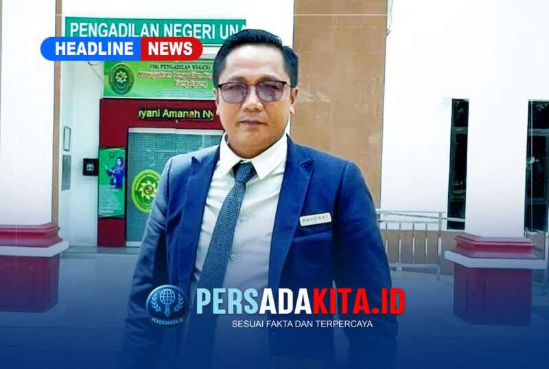 Advokat Andriansyah Siregar dari Kantor Hukum ARS LAW FIRM saat ditemui di kawasan Pengadilan Negeri Unaaha, Konawe. (Foto: Istimewa)