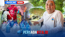 Kepala BPBD Konawe, Herianto Pagala, S.Sos, saat memberikan keterangan pers terkait operasional penanganan krisis air bersih di Kabupaten Konawe, Sulawesi Tenggara. (Foto: Persada Kita)