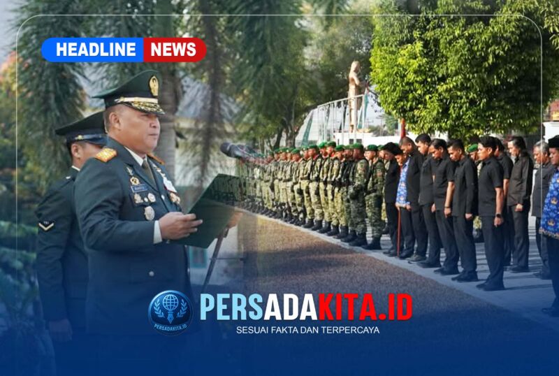 Danrem 143/HO Brigjen TNI Raden Wahyu Sugiarto memimpin upacara Hari Kesaktian Pancasila 2026 di Lapangan Makorem 143/HO, Kendari.