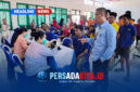 Kepala Dinas Kesehatan Kabupaten Konawe, Yones, bersama Kepala Bidang Kesehatan Masyarakat, Anwar Kide, memantau langsung jalannya Cek Kesehatan Gratis (CKG) dan skrining TB/HIV bagi ratusan warga binaan di Rutan Kelas II B Unaaha, Kamis (1/10/2026). 