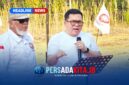 . H. Amir saat membuka Turnamen Bola Voli Putri PRI Cup I melalui sambungan video call, Selasa (27/10/2026).