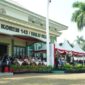Danrem 143/HO Brigjen TNI Raden Wahyu Sugiarto, S.I.P., M.Han., pada peringatan HUT ke-81 TNI di Kendari.
