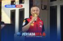 Camat Tongauna, Muhammad Idil, S.E., saat membuka secara resmi Turnamen Bola Voli Putri PRI Cup 1 di Lapangan PRI Tongauna.