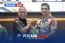 Kapolda Sulawesi Tenggara Irjen Pol. Dr. Himawan Bayu Aji, S.H., S.I.K., M.H., bersama Kepala Kejaksaan Tinggi Sultra Dr. Sugeng Riyanta, S.H., M.H., saat menghadiri Lelang Serentak Barang Rampasan Negara di Aula Kejati Sultra, Kamis (29/10/2026).