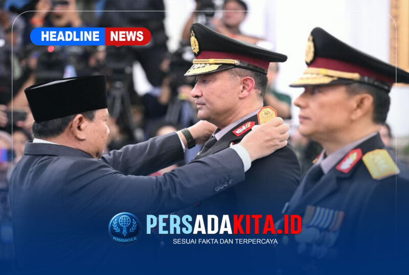Presiden Prabowo Subianto memimpin prosesi pelantikan Kapolri dan Wakapolri di Istana Negara, Jakarta, Kamis (1/10/2026).