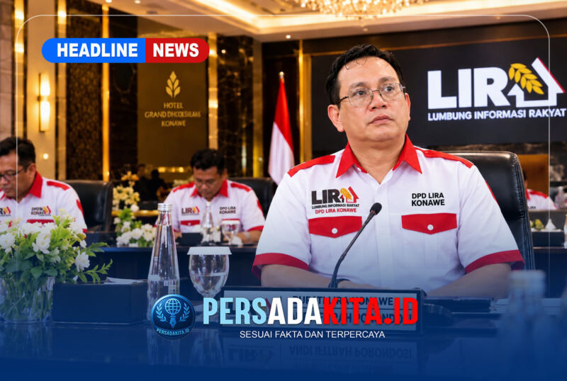 Bupati Lumbung Informasi Rakyat (LIRA) Konawe, Andi I Fitra Porondosi, saat menyampaikan pernyataan tegas kepada awak media di Unaaha, Selasa (20/10/2026), mendesak Bupati Konawe mencopot Kepala Puskesmas Tongauna.
