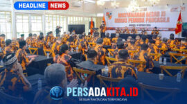 Suasana sidang pleno Mubes XI Pemuda Pancasila di Jakarta, Kamis (15/10/26)