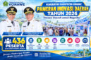 Bupati Konawe H. Yusran Akbar, S.T., dan Wakil Bupati H. Syamsul Ibrahim, S.E., M.Si., merupakan tokoh penggagas Pameran Inovasi Daerah Kabupaten Konawe Tahun 2026.