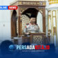 Wakapolda Sultra Brigjen Pol Budi Hermawan didampingi pejabat utama Polda Sultra saat memberikan sambutan di Masjid Nurul Huda, Kendari.