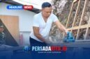 Bupati Konawe, Yusran Akbar, ST., saat mengoperasikan mesin serut kayu (planer) di waktu luangnya. Tangan yang biasa menandatangani kebijakan ini akrab dengan serbuk gergaji dan alat pertukangan.